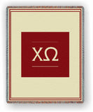 Chi Omega – Afghan - Throw Blanket, CW-5424-T; CW-8852-T