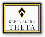 Kappa Alpha Theta – Afghan - Throw Blanket, KAQ-5449-T; KAQ-8856-T