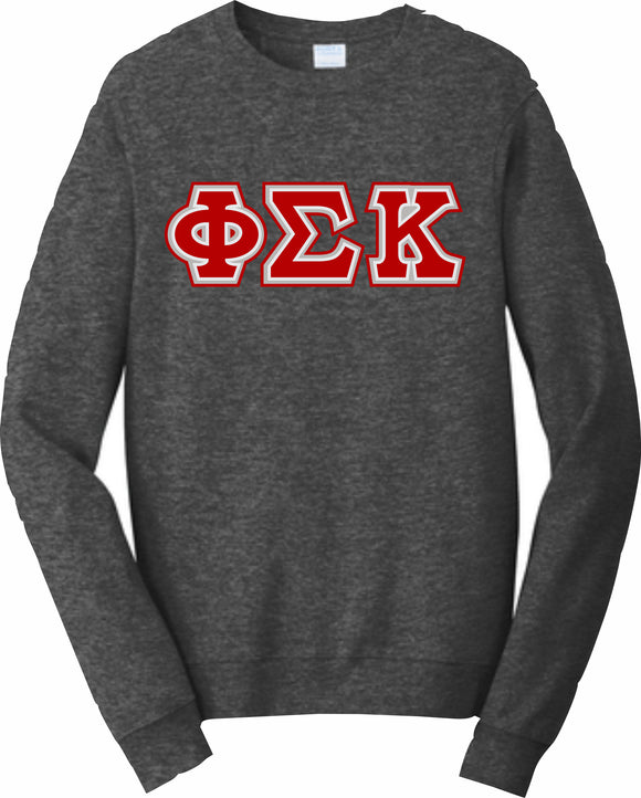 Phi Sigma Kappa – Crewneck Sweatshirt, Embroidered – 4662M JERZEES® SUPER SWEATS®