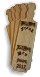 Paddle - Oak with Walnut and Oak Letters - Kit
