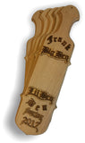 Paddle - Oak with Walnut and Oak Letters - Kit