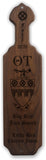 Theta Tau-Paddle, Custom, Laser Engraved, 21 Inch-QT-01-PDL-21