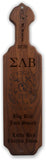 Sigma Lambda Beta-Paddle, Custom, Laser Engraved, 21 Inch-SLB-01-PDL-21