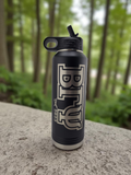 Beta Gamma Psi 40oz Water Bottle with Script Name and Year, Sorority Laser Engraved Hydro Thermos