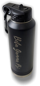 Beta Gamma Psi - 40oz Water Bottle with Script Name and Year