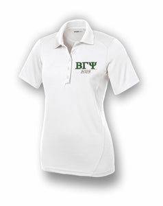 Beta Gamma Psi – Ladies Polo Shirt, Embroidered - L475 Dry Zone® Sport-Tek®
