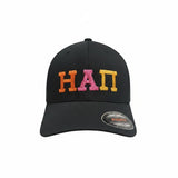 Eta Alpha Pi - Flexfit Hat with Tri-Color Letters