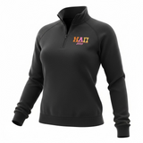 Eta Alpha Pi Black 1/4 Zip Sweatshirt, Sorority Embroidered Quarter Zip – ST253 Sport-Tek®