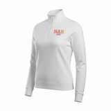 Eta Alpha Pi White 1/4 Zip Sweatshirt, Sorority Embroidered Quarter Zip – ST253 Sport-Tek®