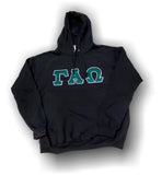 Gamma Alpha Omega - 4997M Hoodie - Letters with Various Colors - 12249-5A76AD-070123