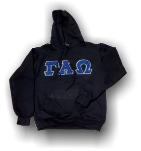 Gamma Alpha Omega - 4997M Hoodie - Letters with Various Colors - 12249-5A76AD-070123