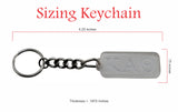 Kappa Alpha Theta Rectangular Acrylic Keychain with Letters, Clear Sorority Key Ring, Greek Life Fob - 1061-8734BE-110323
