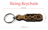 Kappa Alpha Theta Paddle Keychain, Laser Engraved Wood Key Ring, Sorority Maple Fob - 1061-1347A8-081325