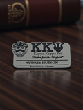 Kappa Kappa Psi - Name Badge for Events and Meetings - Silver - 1065-78897D-020226