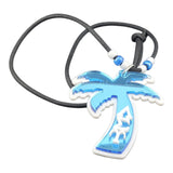Lambda Sigma Upsilon Palm Tree White Acrylic Blue Mirror Tiki - 13786-19766D-071026