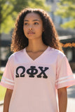 Omega Phi Chi-Jersey, Football, Sport-Tek® Ladies PosiCharge® Replica Jersey-WFC-LST307-FBJ -29549-B4037C-080423