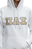 Pi Lambda Chi - Jerzees 996M - Pullover Hooded Sweatshirt with Double Stitched Letters
