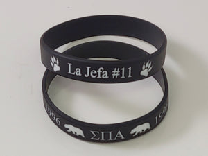 Sigma Pi Alpha - Silicone Bracelets