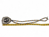 Sigma Tau Sigma Crest Tiki, Sorority Beaded Necklace, Greek Life Acrylic Charm,
