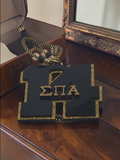 Sigma Pi Alpha - Shimmering Gold Number Tiki