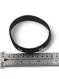 Sigma Tau Sigma Black Silicone Bracelet, Sorority Engraved Wristband, Greek Life Jewelry for Wrist