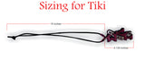 Sigma Lambda Gamma Tiki: Chain Position, Pink Mirror on Purple Glitter, SLG Jewelry Badge - 1094-40FB3C-042225