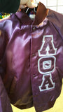 Lambda Theta Alpha - Satin Baseball Jacket