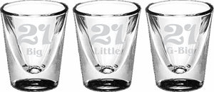 Sisters 21st Birthday - Shot Glass, Collectors - 5122