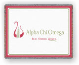 Alpha Chi Omega – Afghan - Throw Blanket, ACW-5397-T; ACW-8847-T