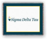 Sigma Delta Tau – Afghan - Throw Blanket, SDT-5488-T; SDT-8863-T