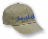 Omega Chi Rho – Baseball Cap, Embroidered, AD969 6-Panel Low-Profile Washed Pigment-Dyed Cap