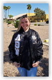 Lambda Theta Nu-Baseball Jacket with Letters and Crest-LQN-AWS161;AWS164-BBJCKT