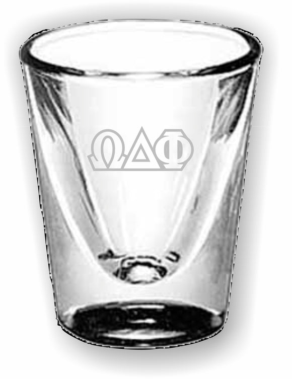 Omega Delta Phi – Shot Glass, Collectors – 5122