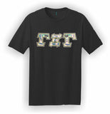 Gamma Xi Gamma – T-Shirt, Embroidered (Double Stitched)  – 5180 Hanes® Beefy-T® - 100% Cotton T-Shirt