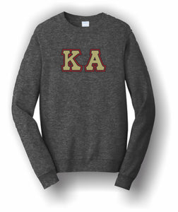 Kappa Alpha – Crewneck Sweatshirt, Embroidered – 4662M JERZEES® SUPER SWEATS®