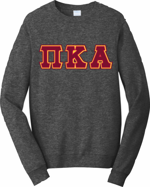 Pi Kappa Alpha – Crewneck Sweatshirt, Embroidered – 4662M JERZEES® SUPER SWEATS®