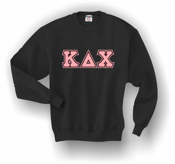 Kappa Delta Chi – Crewneck Sweatshirt, Embroidered (Double Stitched)–4662M JERZEES® SUPER SWEATS®