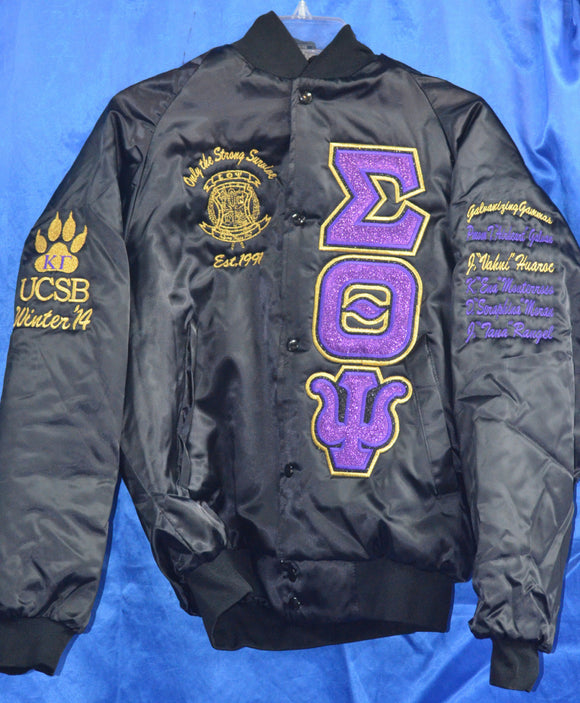 Sigma Theta Psi - Custom Baseball Line Jacket