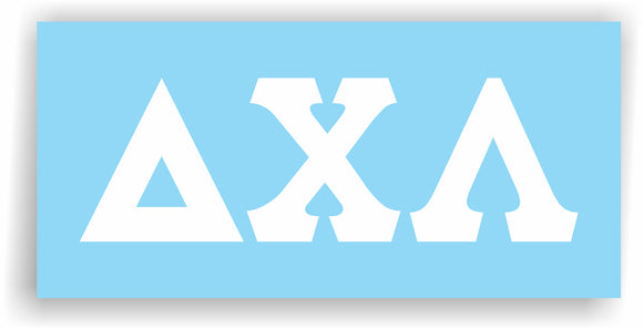 Delta Chi Lambda – Decal for Car, Laptop or Anywhere; Vinyl Decal in 2 Inch or 3 Inch sizes