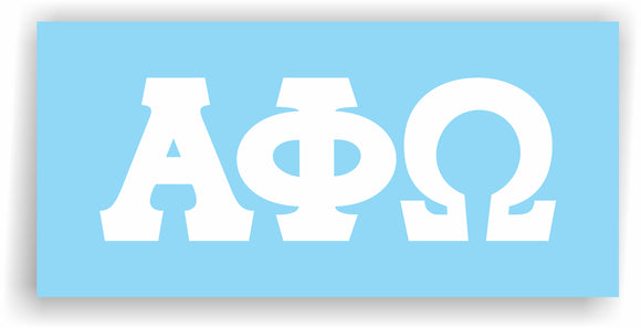 Alpha Phi Omega – Decal for Car, Laptop or Anywhere; Vinyl Decal in 2 Inch or 3 Inch sizes