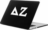 Delta Zeta – White Vinyl Decals for Car, Computer or anywhere