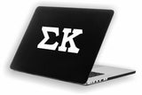 Sigma Kappa – White Vinyl Decals for Car, Computer or anywhere