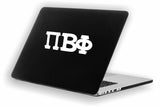 Pi Beta Phi – White Vinyl Decals for Car, Computer or anywhere