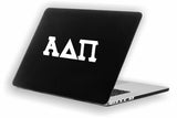 Alpha Delta Pi–White Vinyl Decals for Car, Computer or anywhere-ADP-DCL