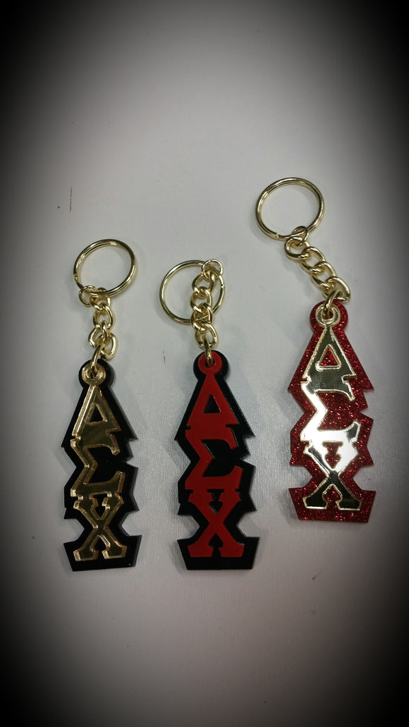 Delta Sigma Chi - Assorted Tiki Style Keychains