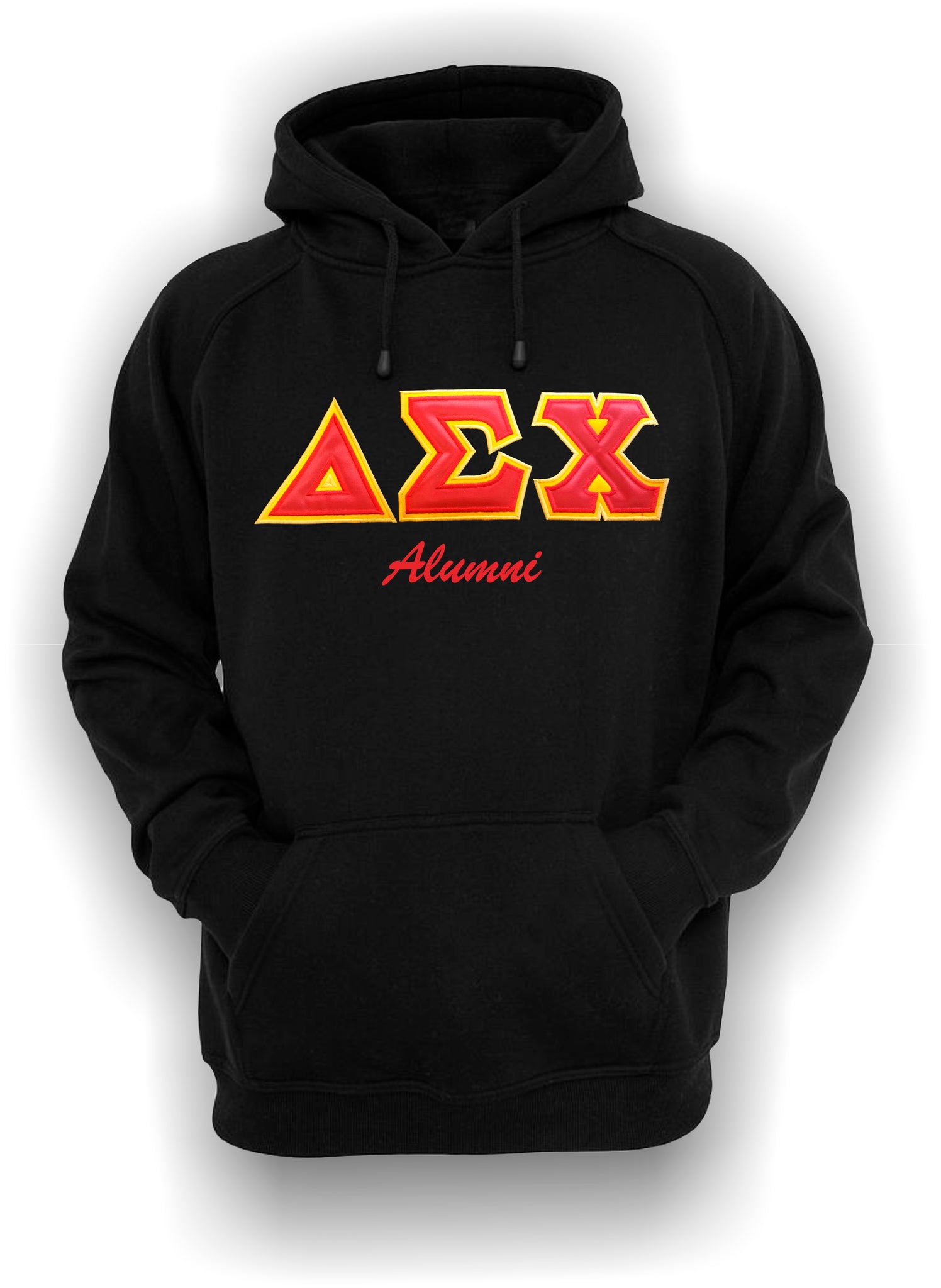 Black sweatshirt shop with gold writing