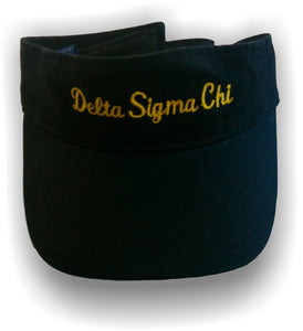 Delta Sigma Chi - Visor with Delta Sigma Chi Embroidered