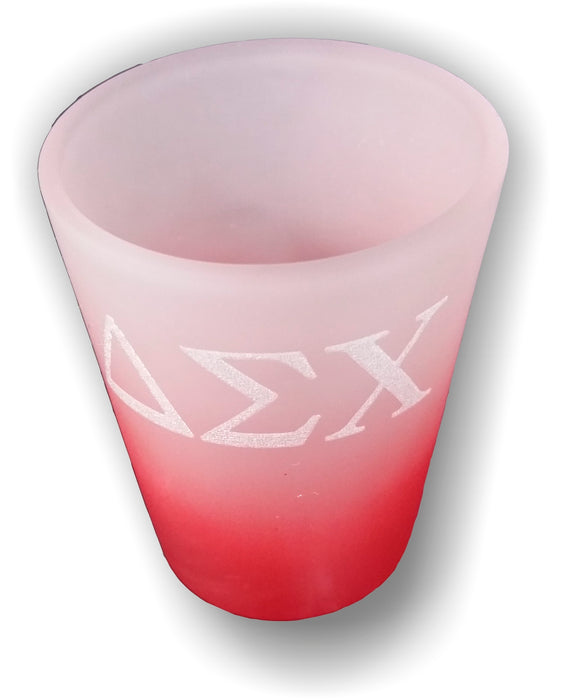 Delta Sigma Chi - Red Frosty Shot Glass