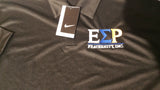 Epsilon Sigma Rho - DryFit Nike Black Polo with Greek Multi-Color Letters