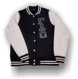 Gamma Alpha Omega -LST270 Ladies Fleece Letterman Jacket with Letters